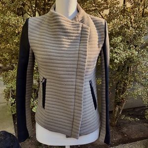 Iro Wool and Leather Jacket, sz 36/4